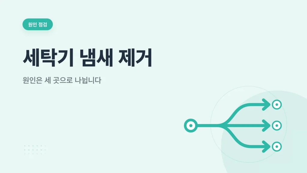 세탁기 냄새 제거 대표 이미지